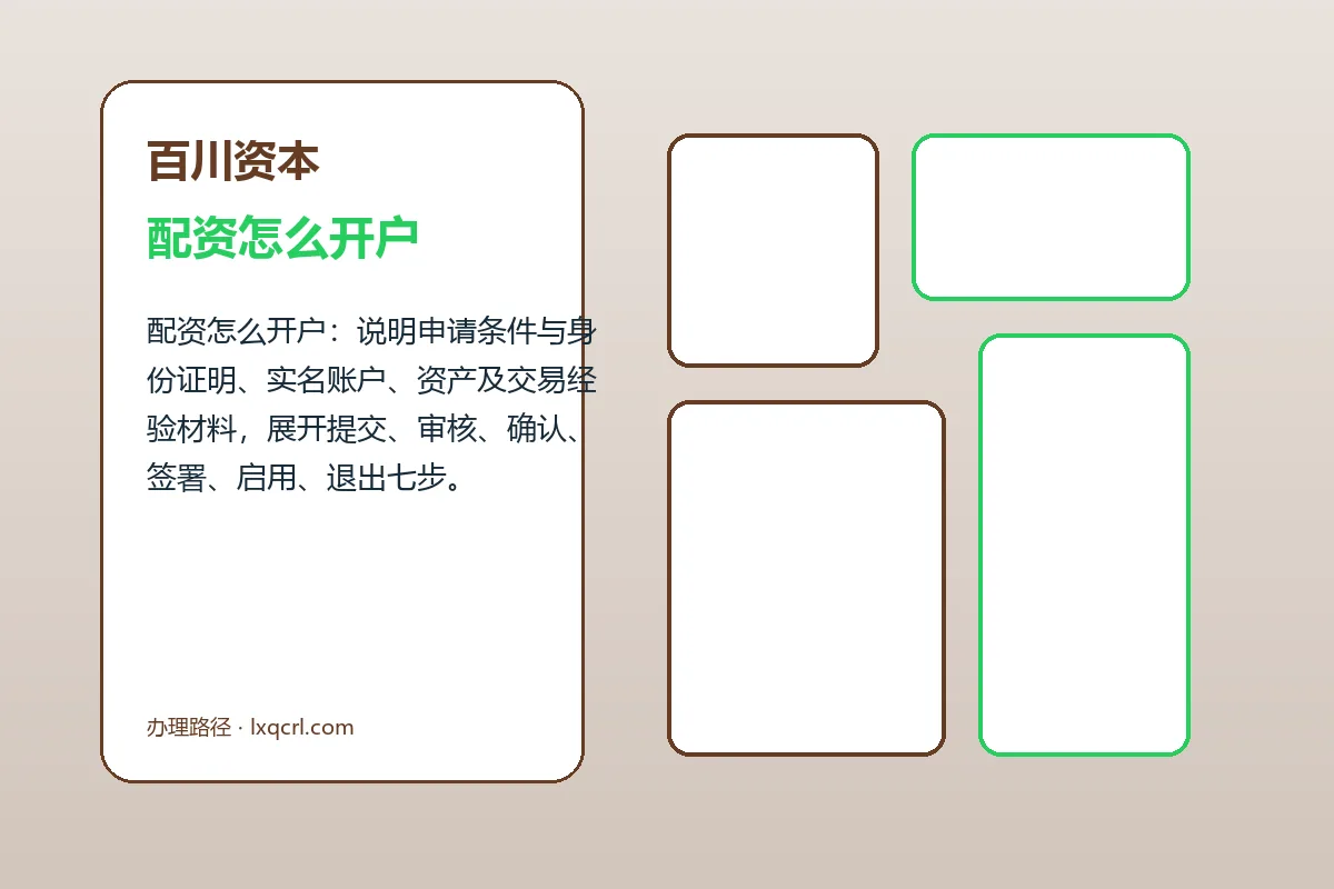百川资本配资服务办理流程示意